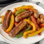 Air Fryer Sausage and Peppers