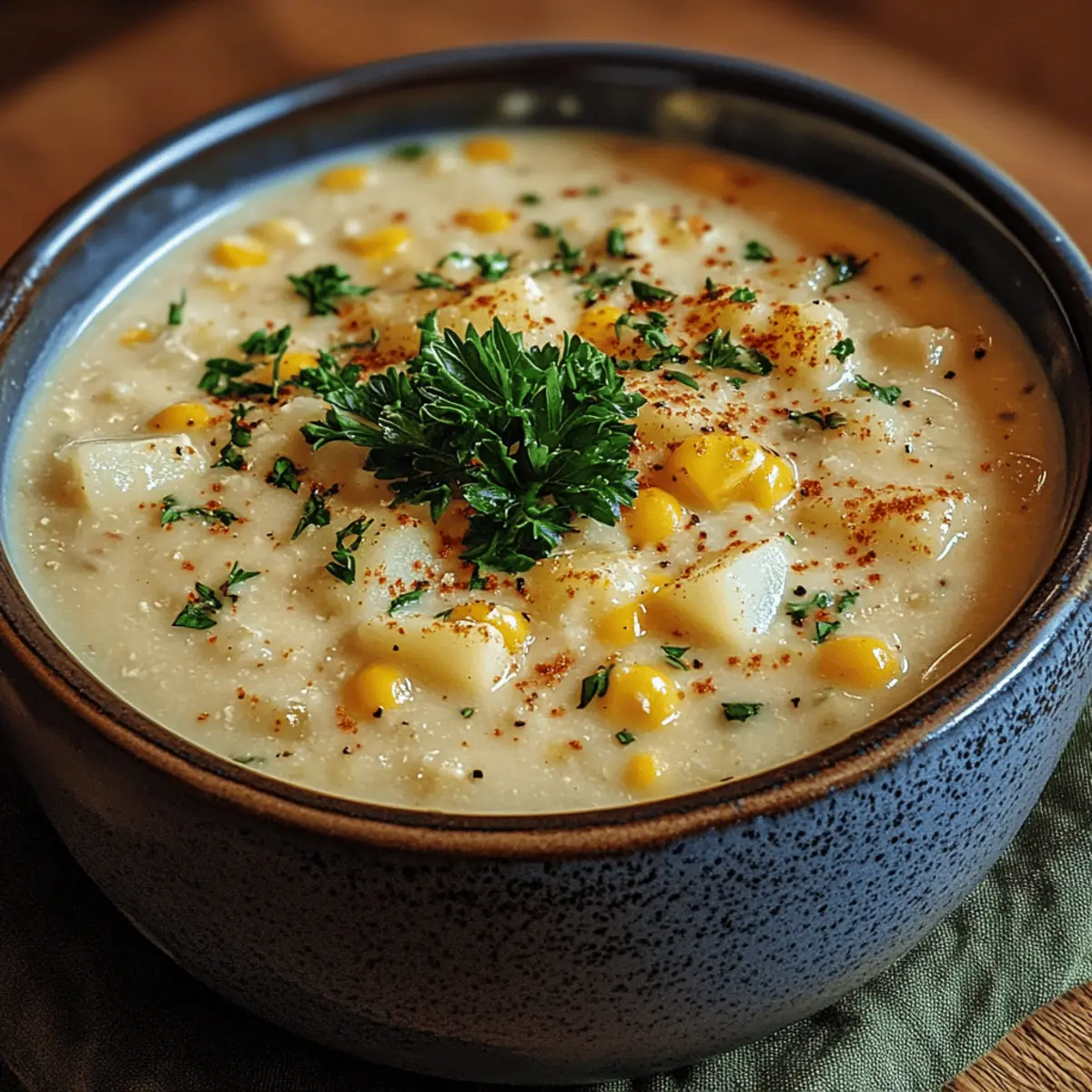 Creamy Corn and Potato Chowder