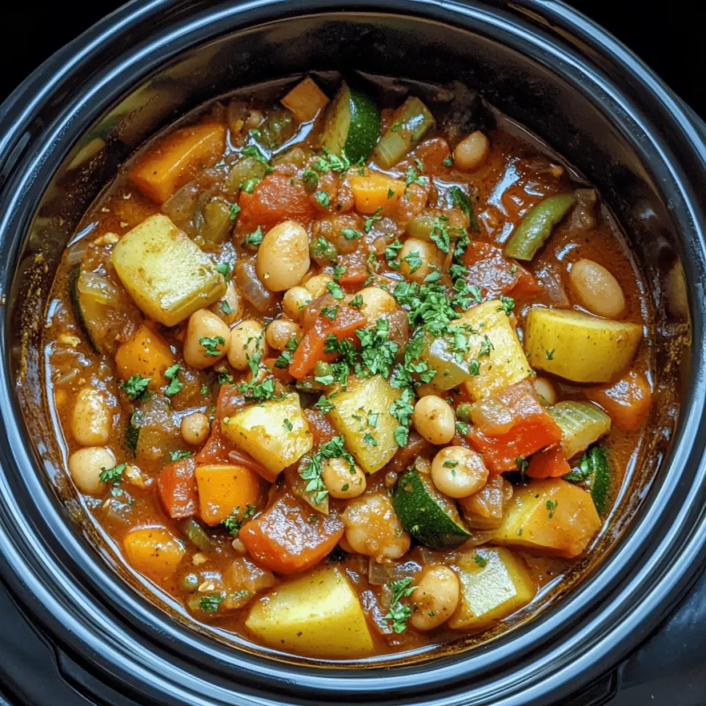 Crockpot Mediterranean Vegetable Stew