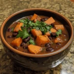 Crockpot Sweet Potato & Black Bean Stew
