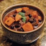 Crockpot Sweet Potato & Black Bean Stew