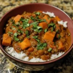 Crockpot Sweet Potato & Lentil Curry