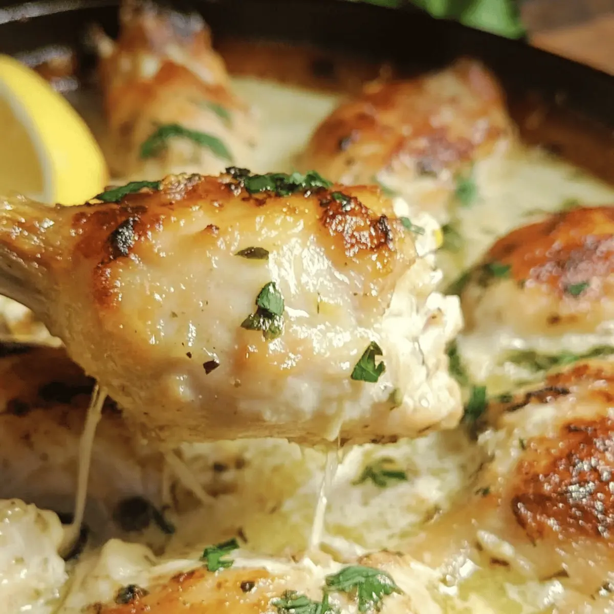 Garlic Lemon Chicken Drumsticks