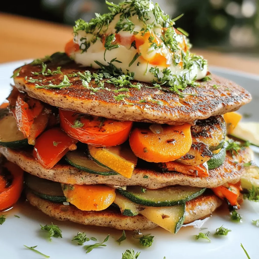 Gluten-Free Buckwheat Veggie Pancakes (Russian Blini Style)