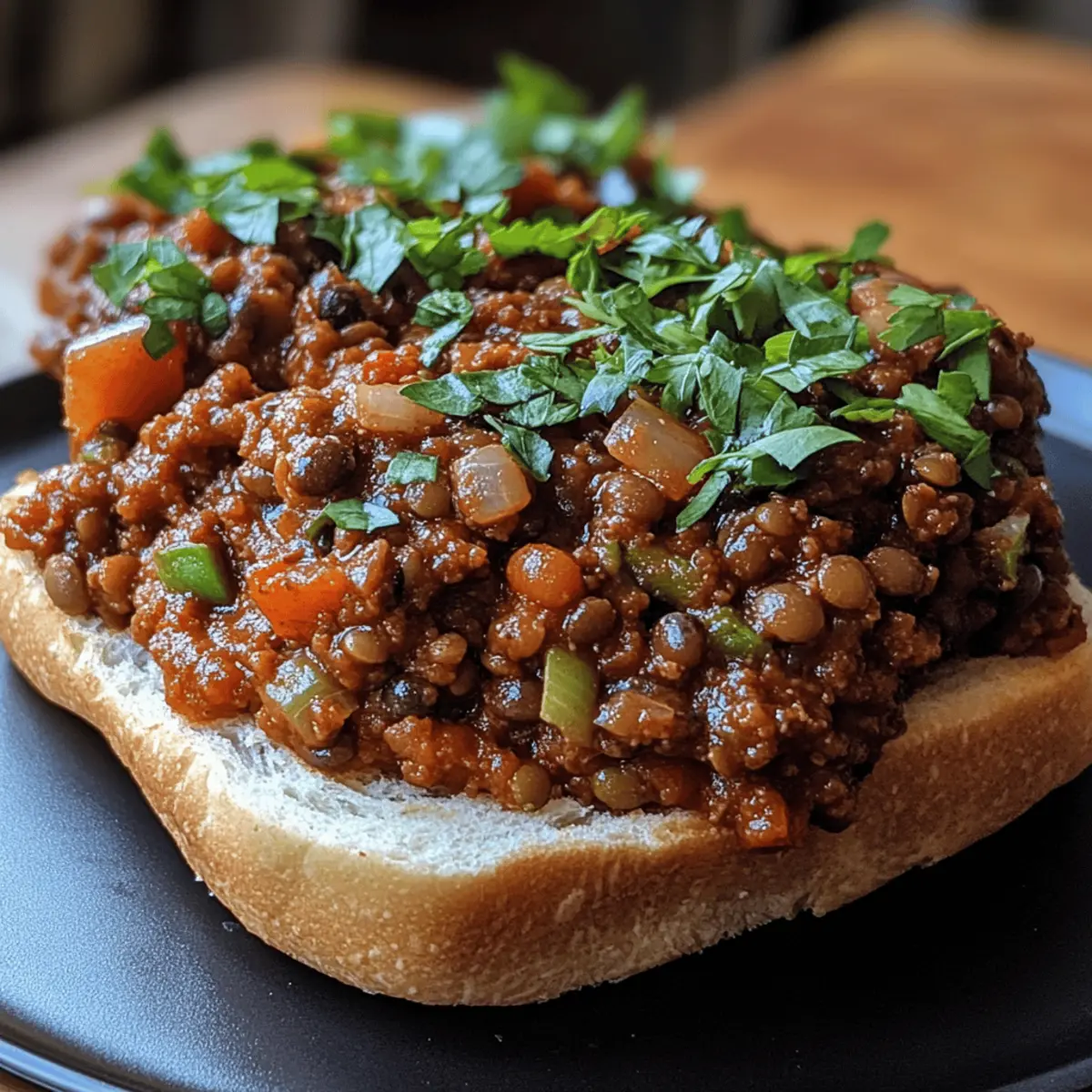 Lentil Sloppy Joes