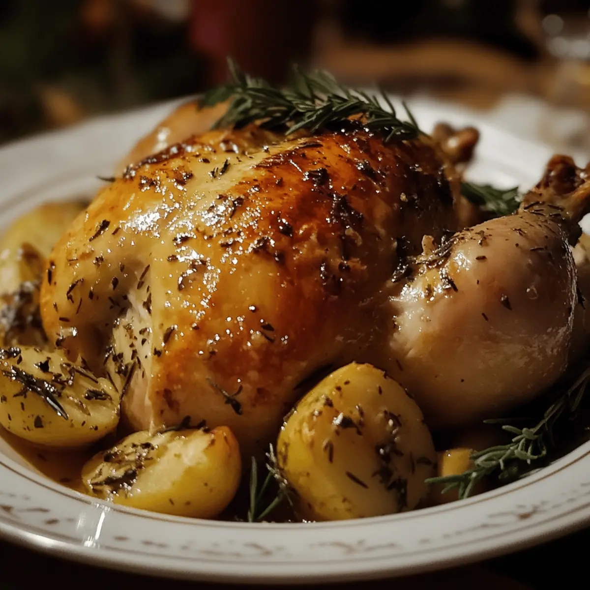 Roast Chicken with Herbs (Christmas)