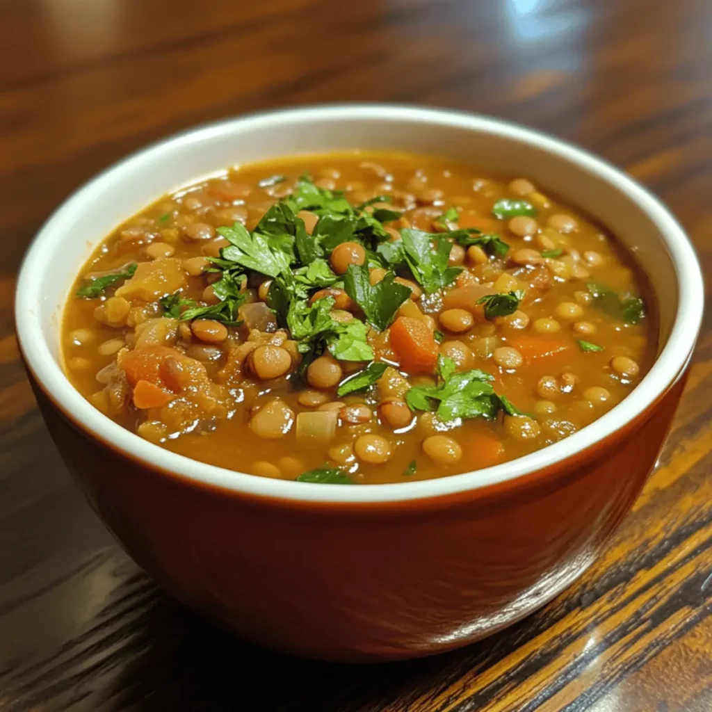 Slow Cooker Lentil Soup