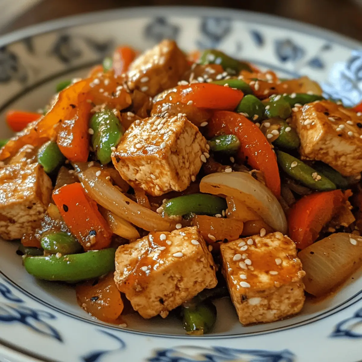 Vegetarian Stir-Fry with Tofu