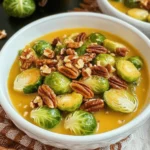 Thanksgiving Maple Pecan Brussels Sprouts