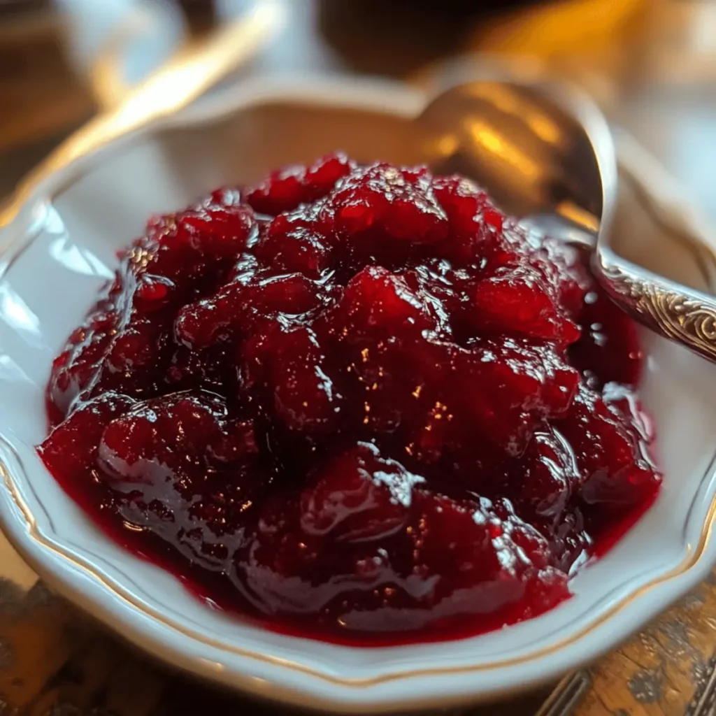 Thanksgiving Cranberry Sauce