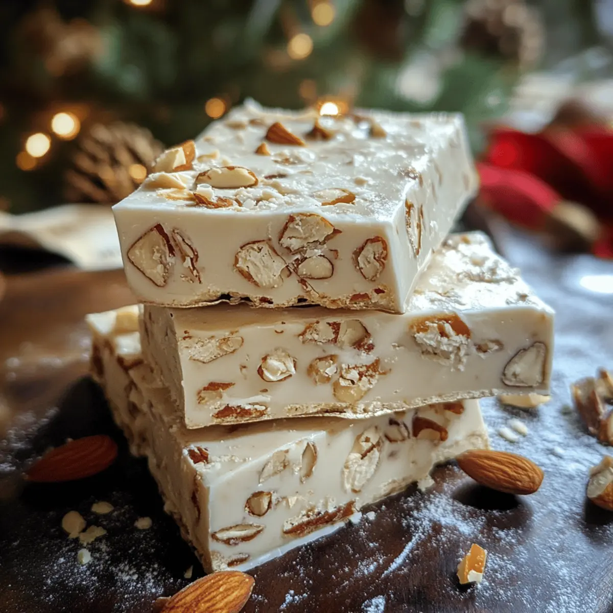 Christmas Turrón (Spanish Almond Nougat)