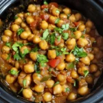 Crockpot Moroccan Chickpeas