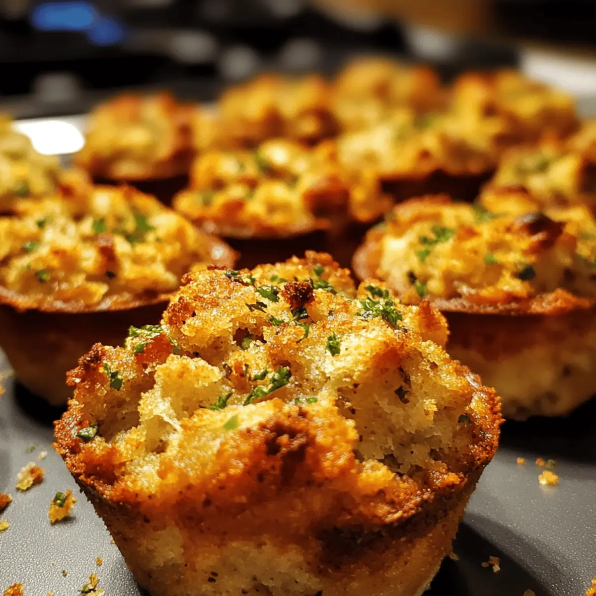 Thanksgiving Stuffing Muffins
