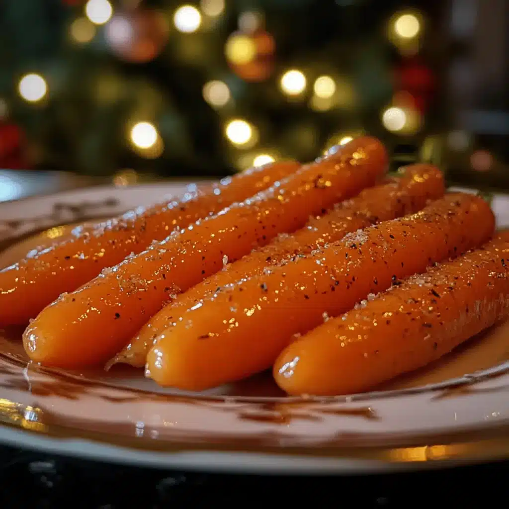 Christmas Maple Glazed Carrots