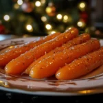 Christmas Maple Glazed Carrots