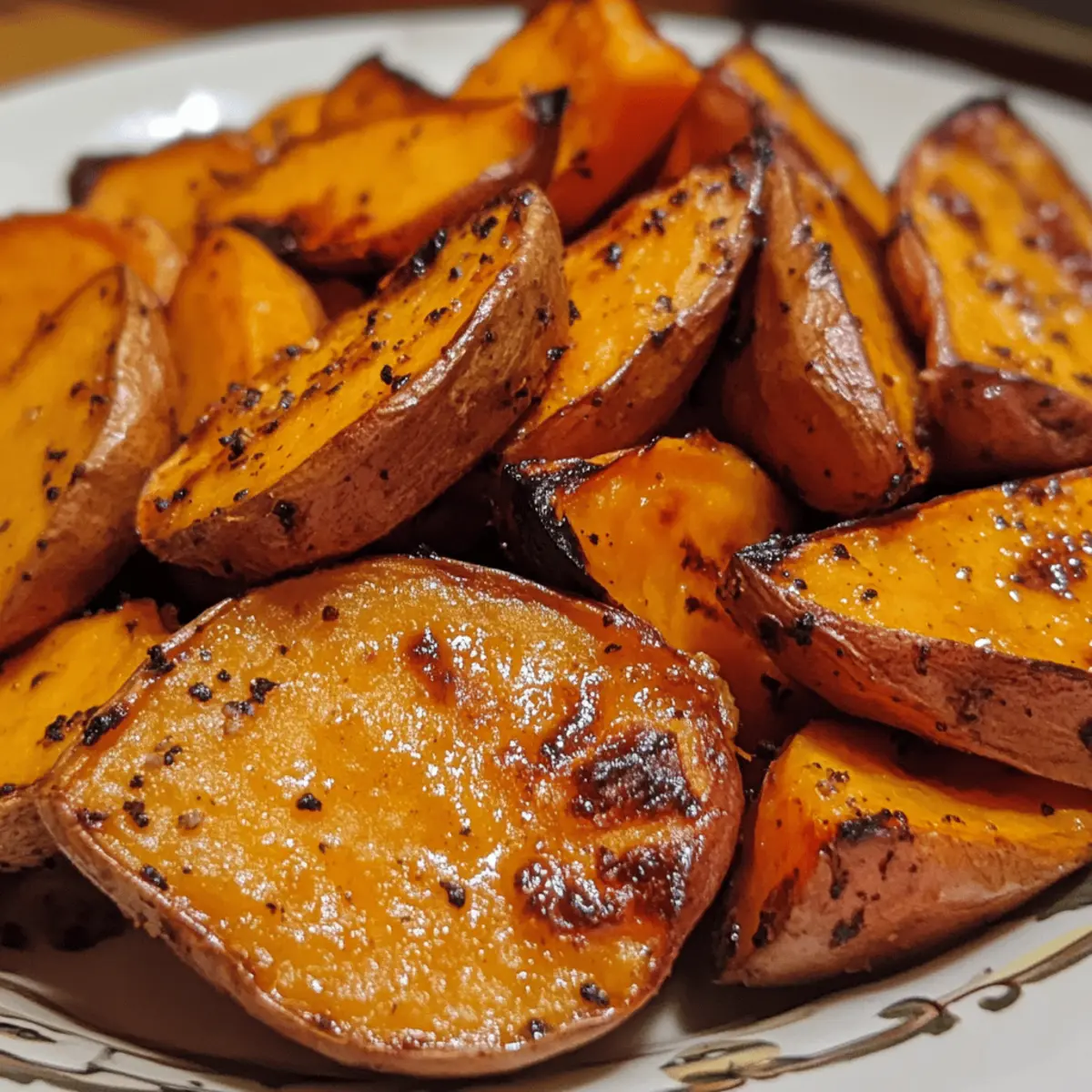 Maple Roasted Sweet Potatoes