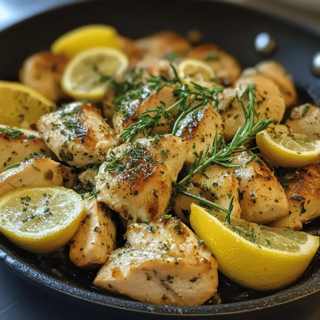 Lemon Herb Turkey Skillet