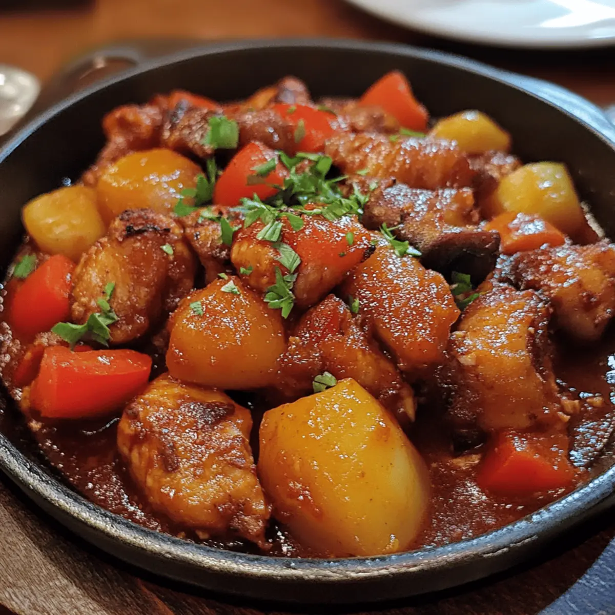 Filipino Chicken Afritada