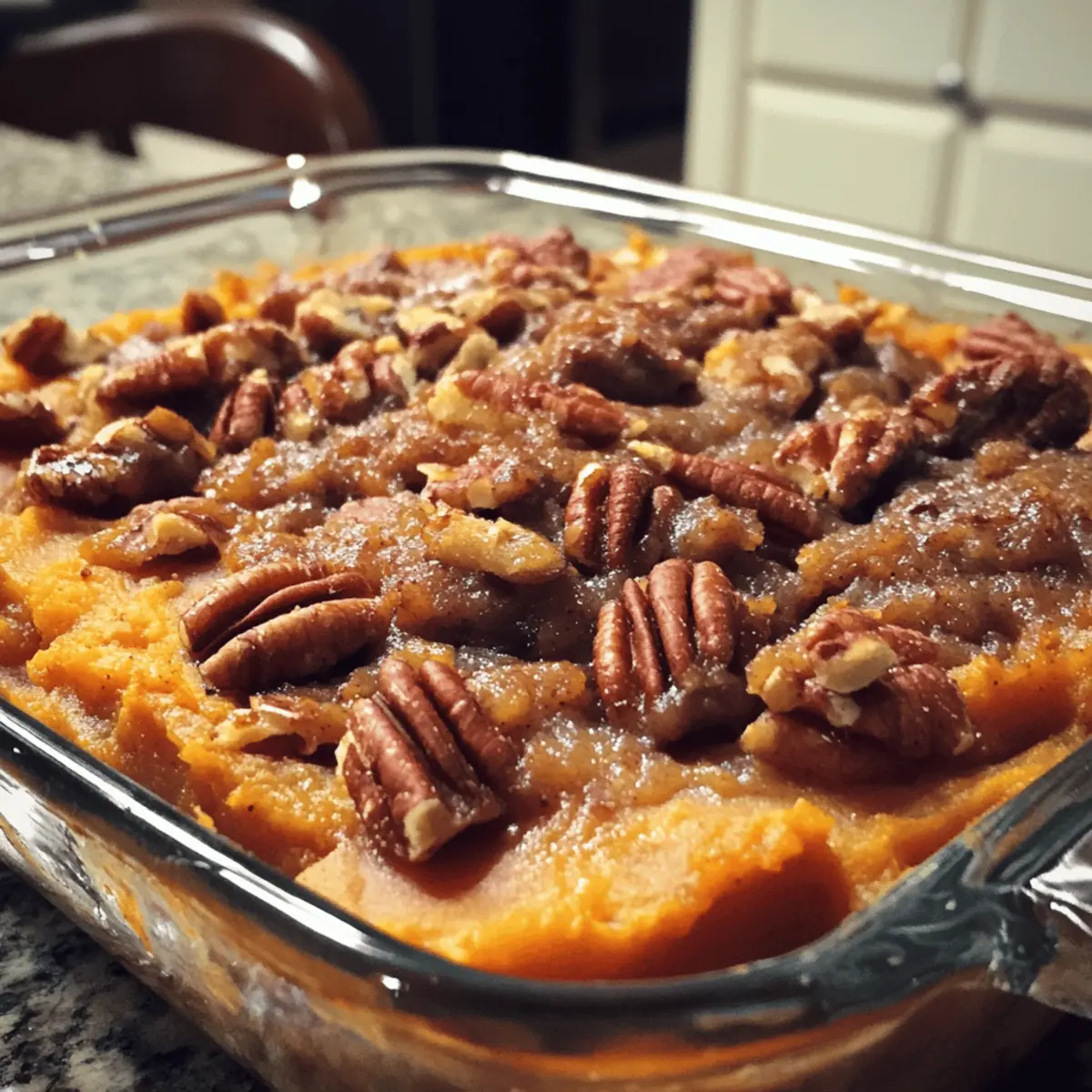 Thanksgiving Maple Pecan Sweet Potato Bake