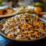 Thanksgiving Wild Rice & Apricot Pilaf
