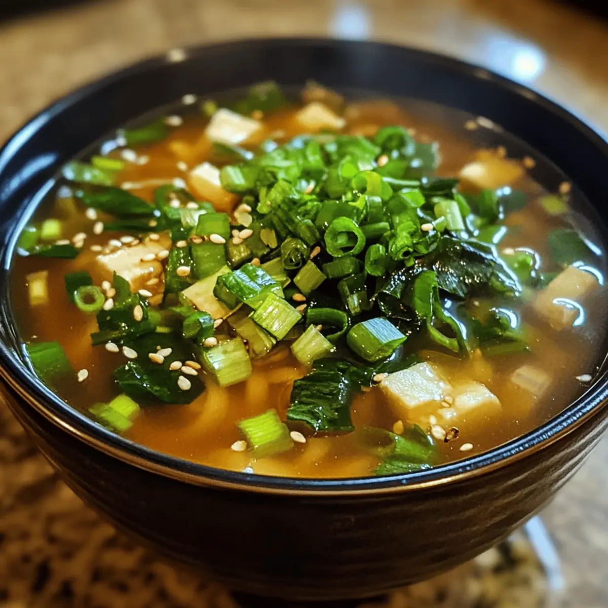 Ginger Miso Noodle Soup
