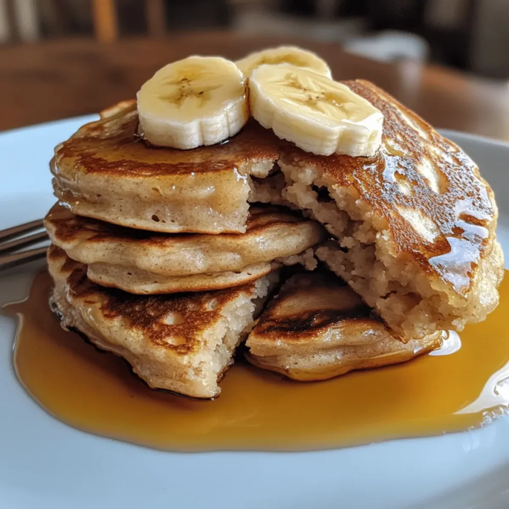 Gluten-Free Banana Oat Pancakes