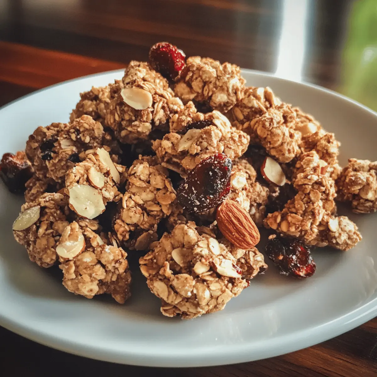 Roasted Almond & Cranberry Snack Clusters