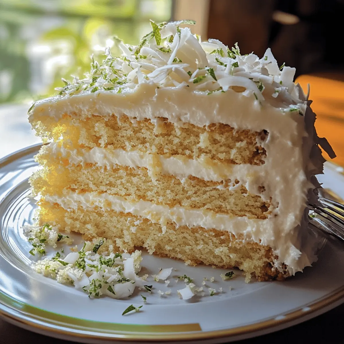 Coconut Lime Cake