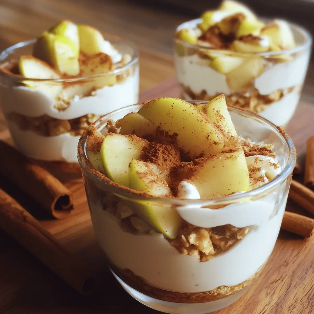 Apple Cinnamon Yogurt Cups