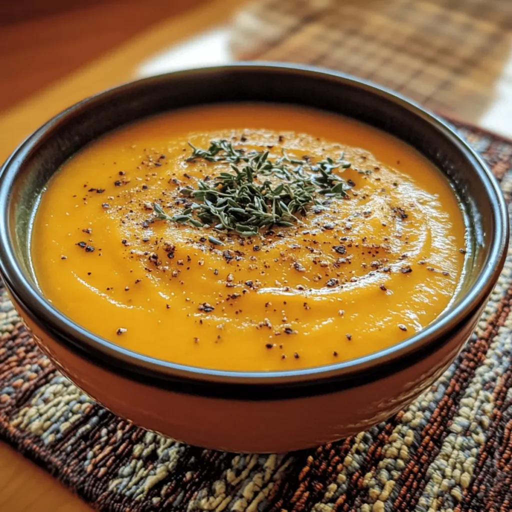 Carrot Ginger Soup