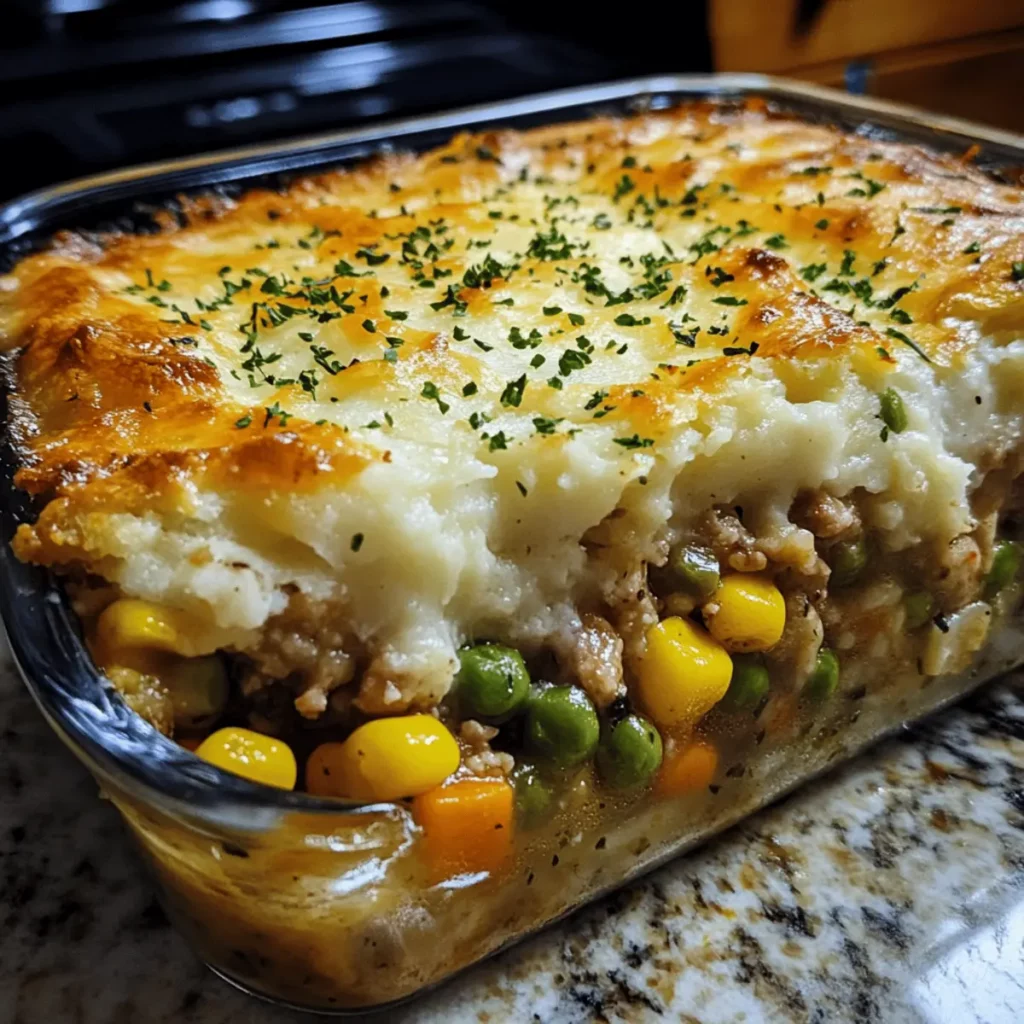 Turkey and Veggie Shepherd’s Pie