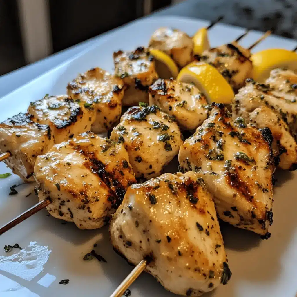 Lemon Herb Chicken Skewers