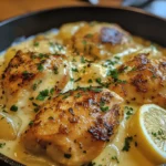 Lemon Yogurt Chicken Skillet