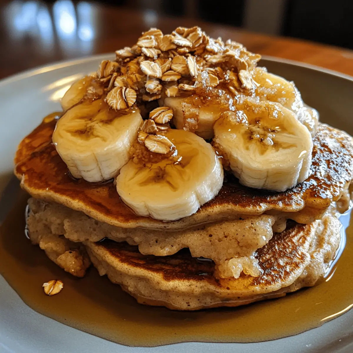 Gluten-Free Banana Oat Pancakes