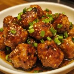 Honey Soy Chicken Meatballs