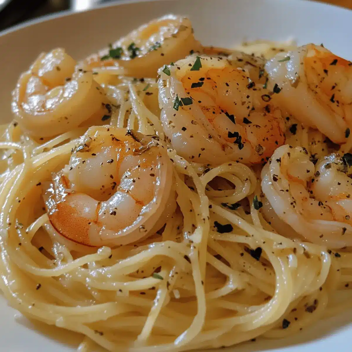 Garlic Butter Shrimp Pasta