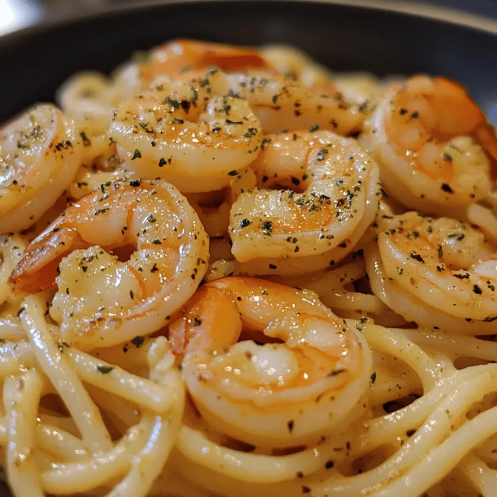 One-Pot Garlic Butter Shrimp Pasta