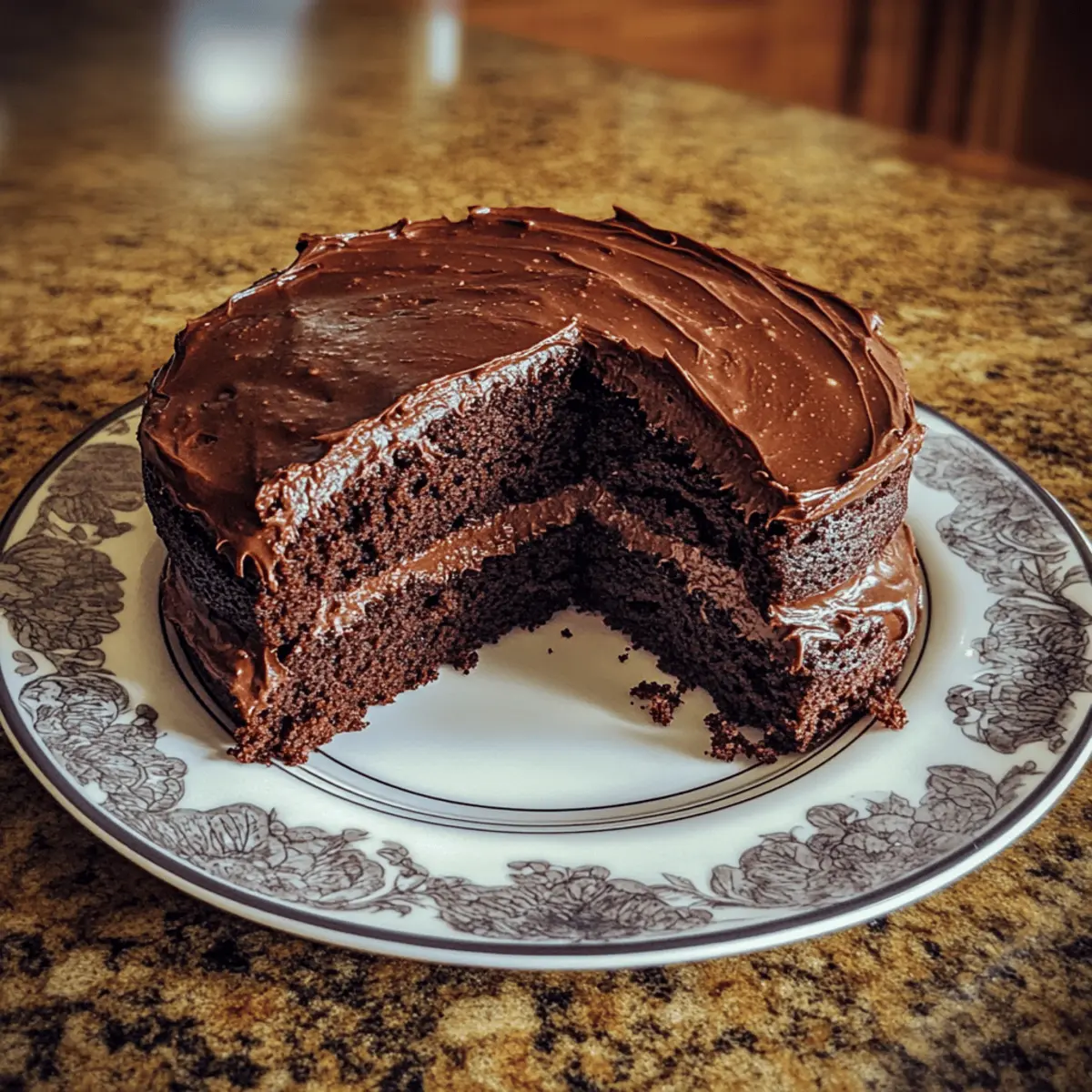 Gluten-Free Almond Flour Chocolate Cake