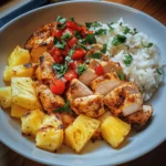 Spicy Coconut Chicken & Pineapple Dinner