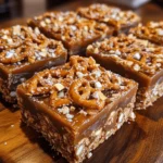 Salted Caramel Pretzel Bars