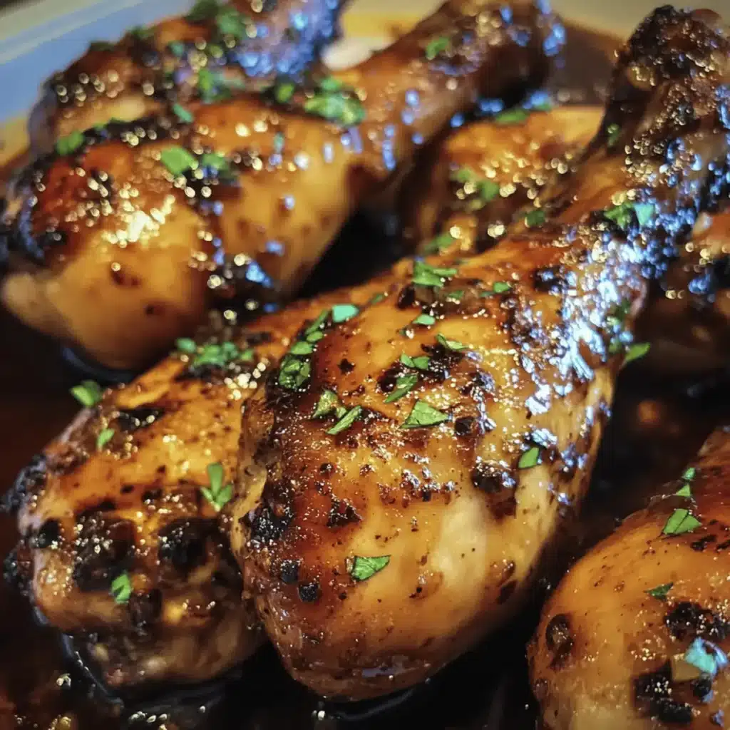 Balsamic Garlic Chicken Drumsticks