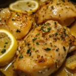 Crockpot Garlic Lemon Chicken