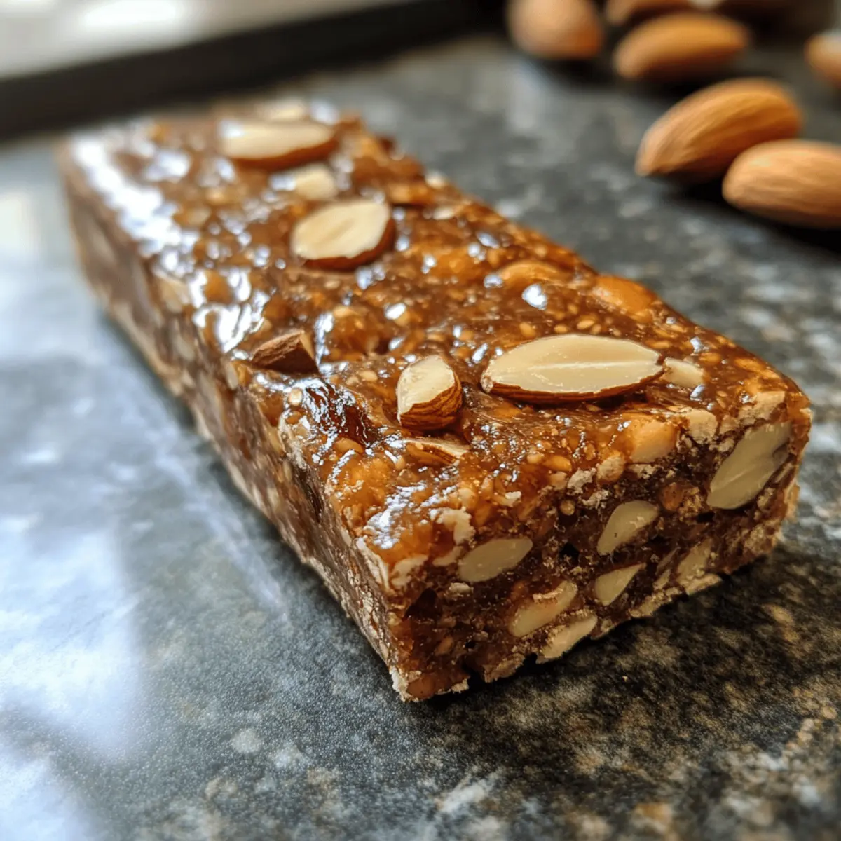 Roasted Almond Date Energy Bars
