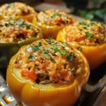 Mediterranean Stuffed Bell Peppers