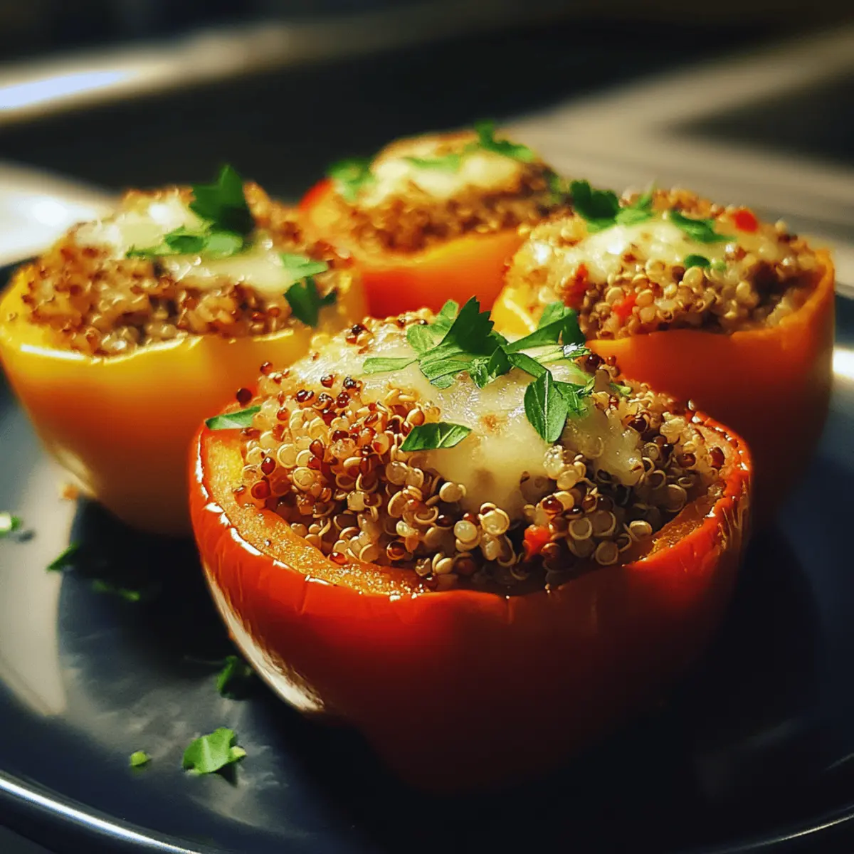 Quinoa Stuffed Peppers (Gluten-Free Recipe)