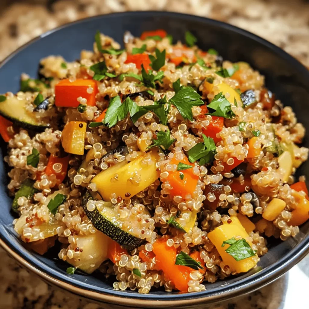 Gluten-Free Quinoa & Vegetable Pilaf