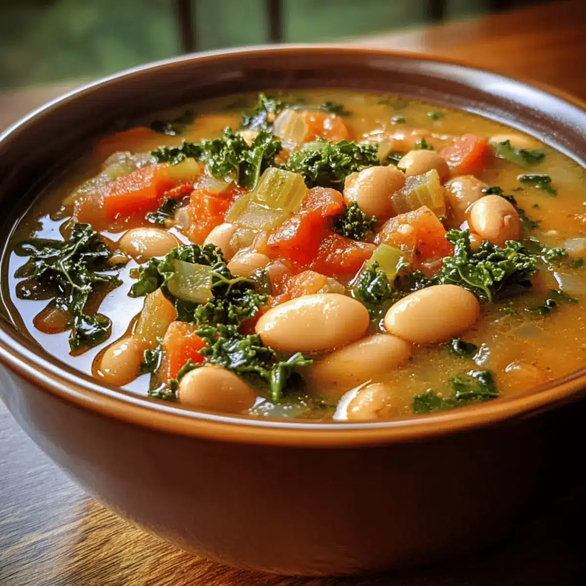 Crockpot White Bean & Kale Stew