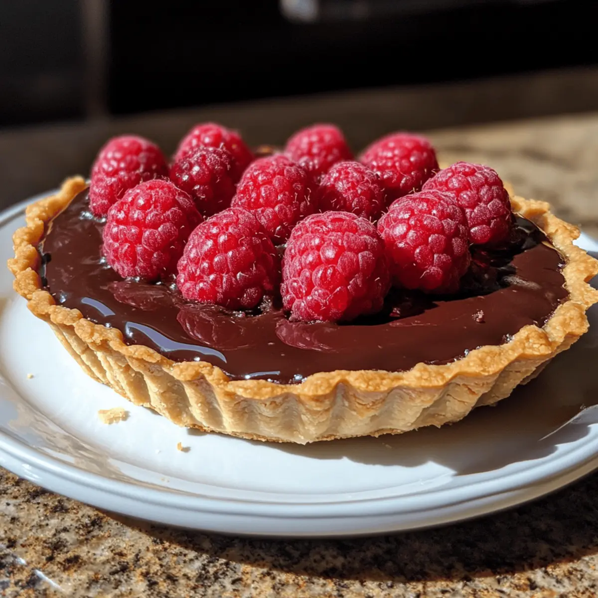 Chocolate Raspberry Tart