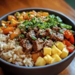 Beef and Veggie Rice Bowl