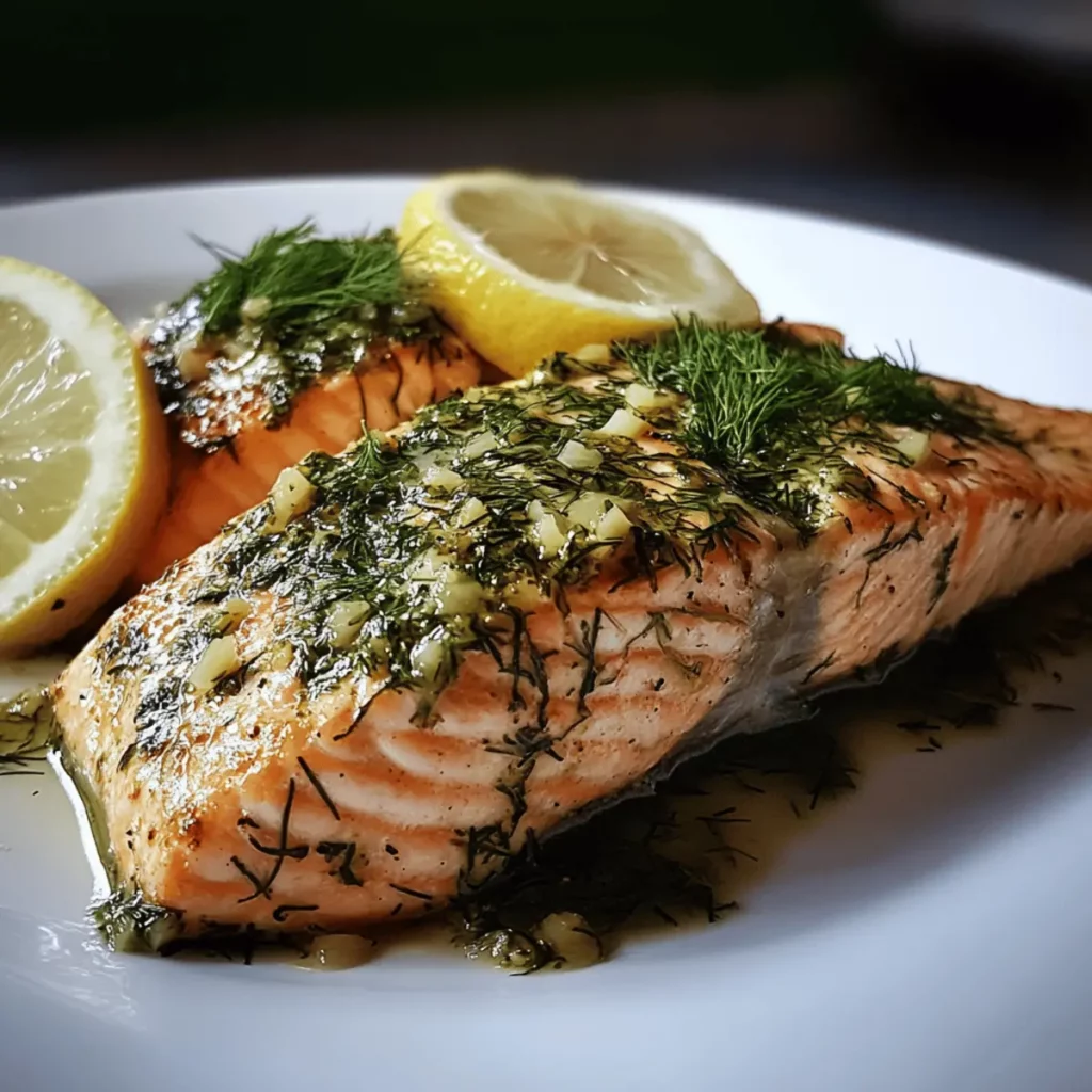 Lemon Dill Salmon-Style Fish (substitute white fish)